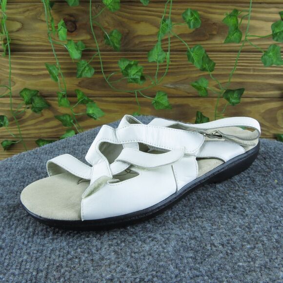 Propet Women's Strappy White Leather Size‎ 8.5EW Gently Used 2025 - Picture 1 of 7